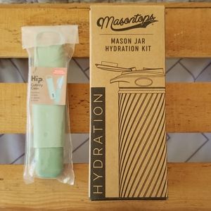 Masontops Mason Jar Kit - Hip Cutlery Case Set